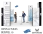 Preview: Messewand Set 10 EXPOLINC Pop Up Magnetic - Flexible Höhen, Breiten und Kurven!